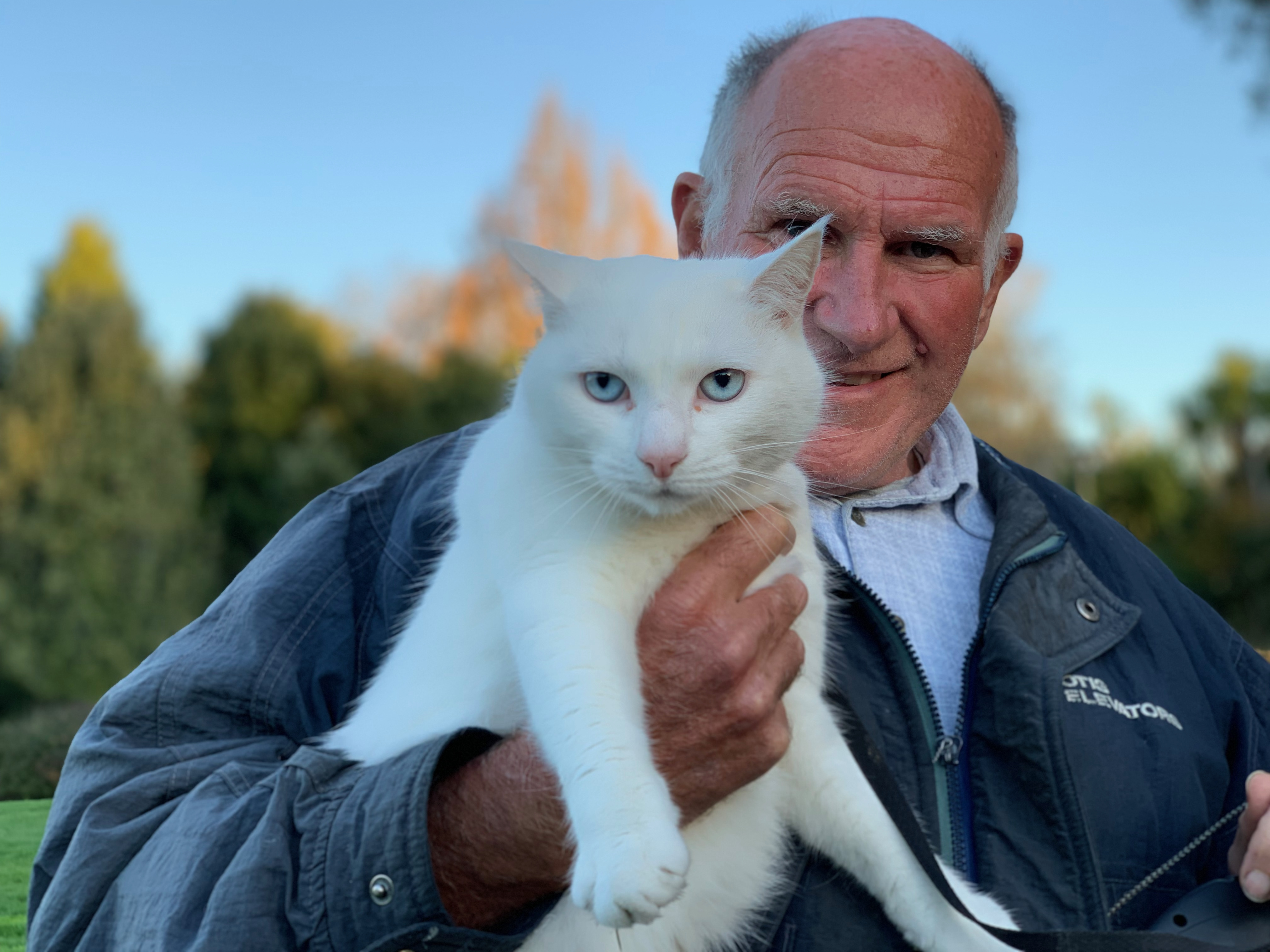 Man and Cat - Taken in New Zealand